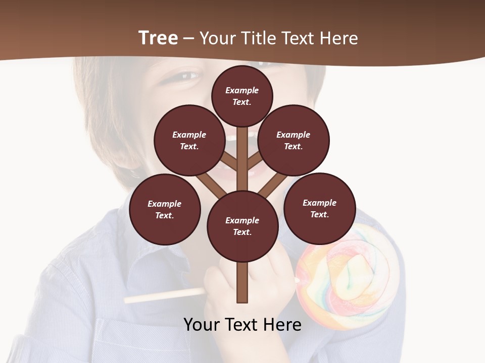 Candy Baby Studio PowerPoint Template