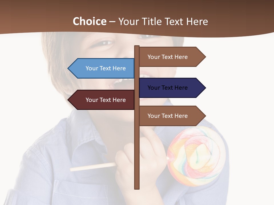 Candy Baby Studio PowerPoint Template