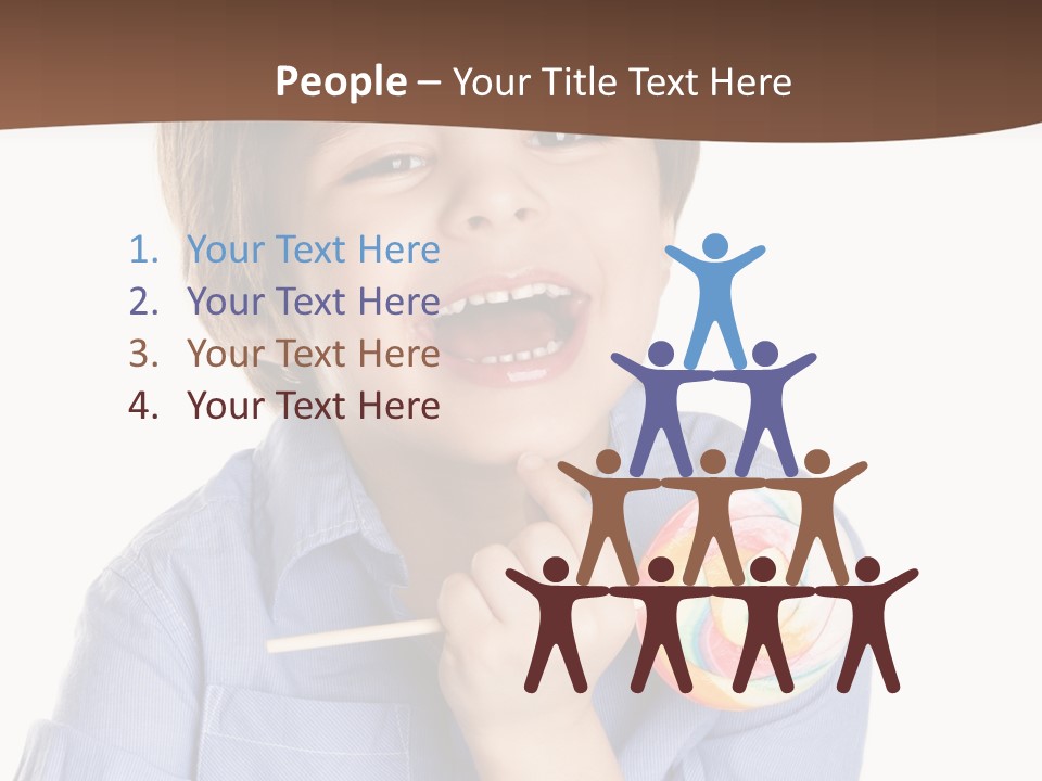 Candy Baby Studio PowerPoint Template