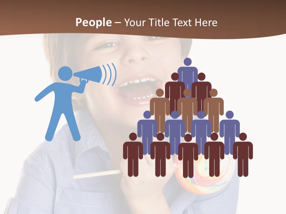 Candy Baby Studio PowerPoint Template