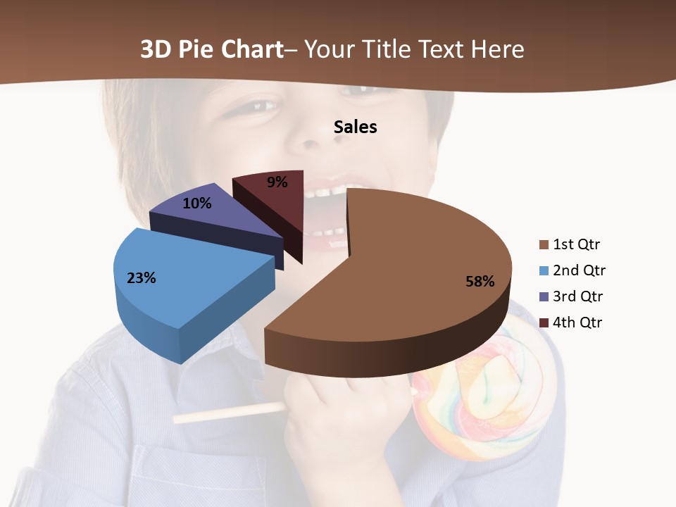 Candy Baby Studio PowerPoint Template