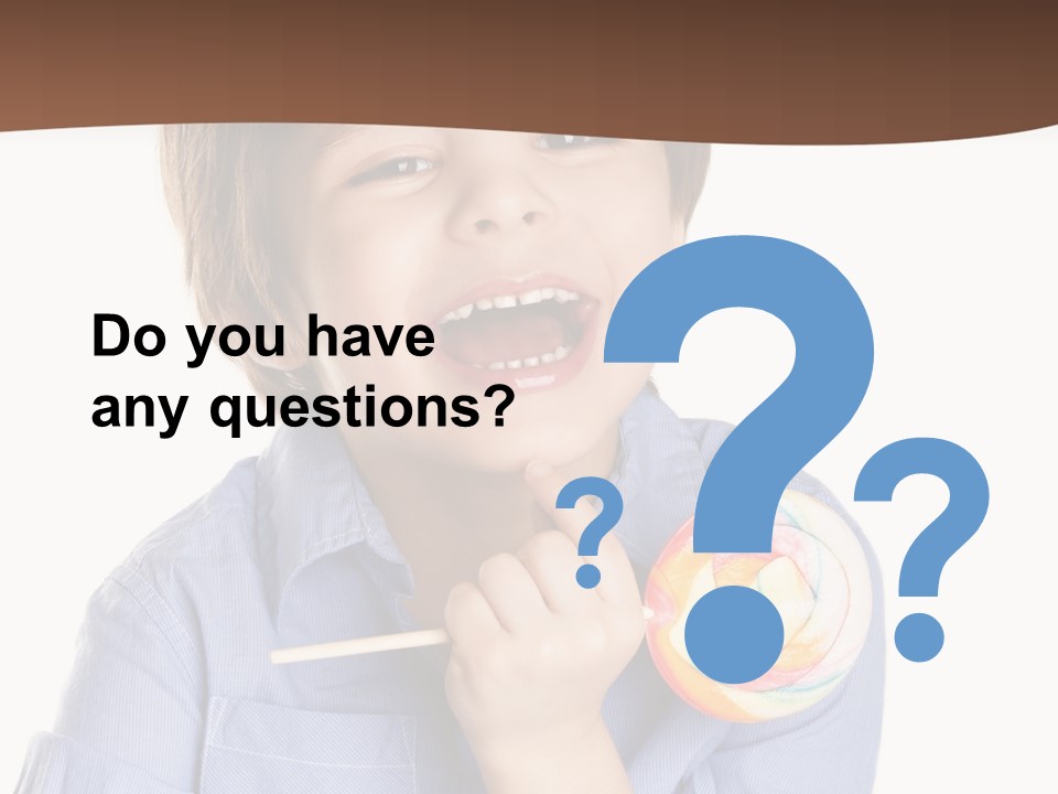 Candy Baby Studio PowerPoint Template