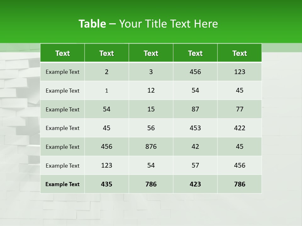 Wall White Explode PowerPoint Template