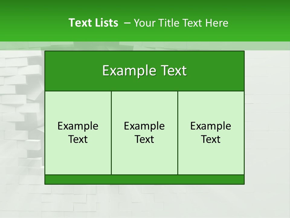 Wall White Explode PowerPoint Template
