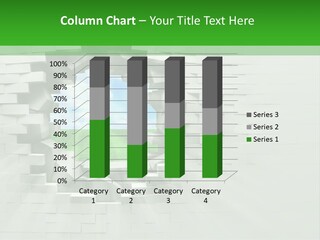 Wall White Explode PowerPoint Template