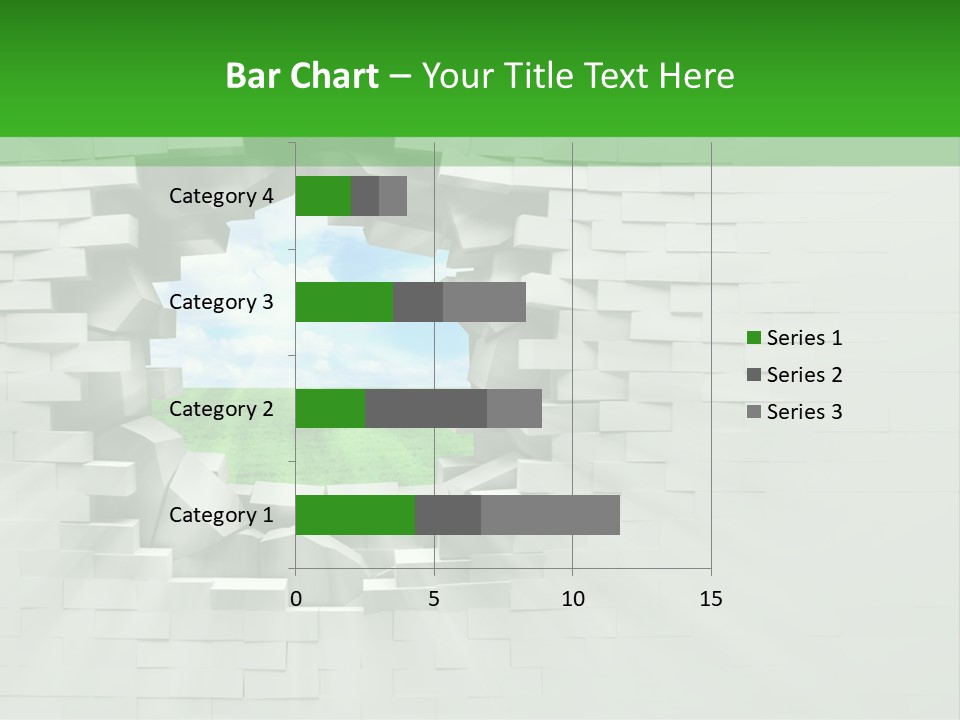 Wall White Explode PowerPoint Template