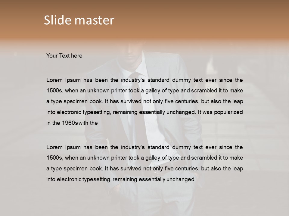 Relationship Hair Hand PowerPoint Template