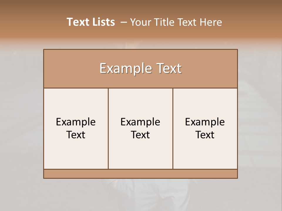 Relationship Hair Hand PowerPoint Template
