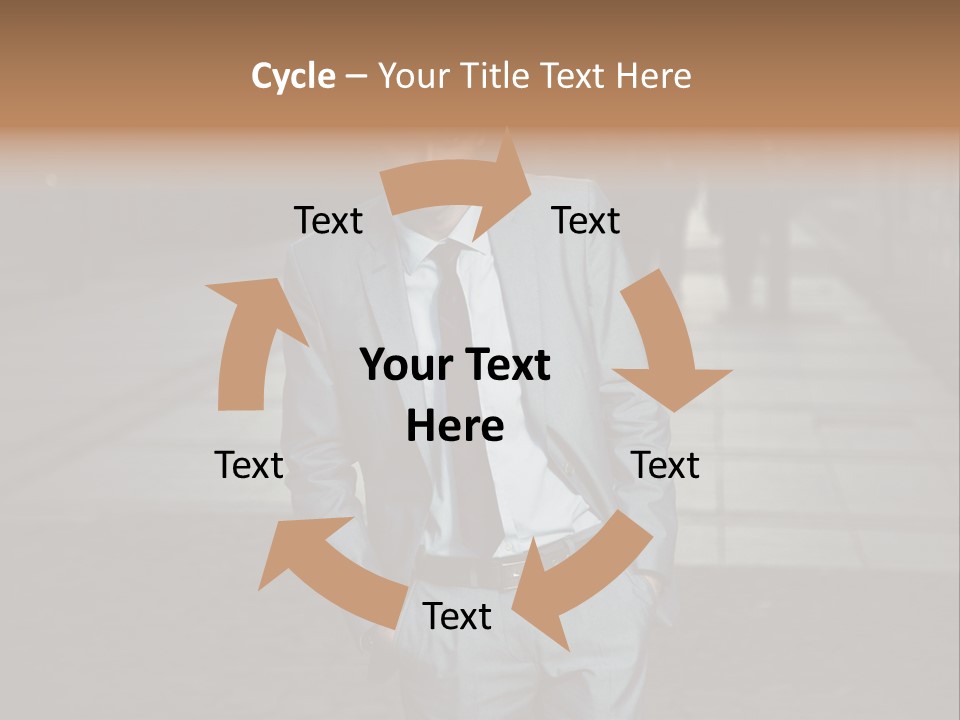 Relationship Hair Hand PowerPoint Template