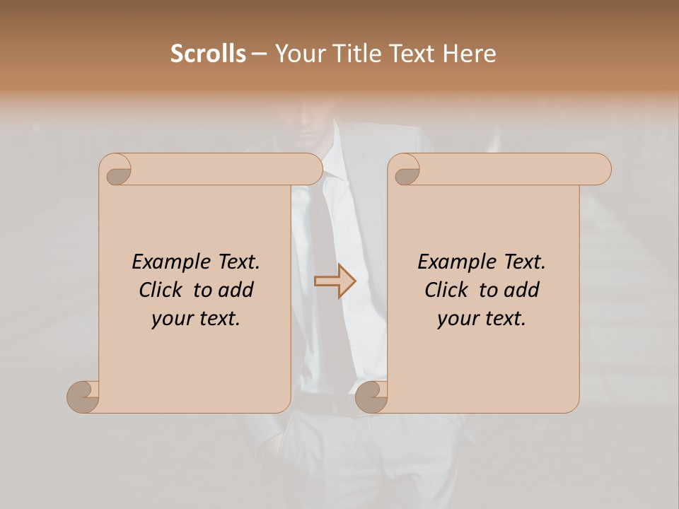 Relationship Hair Hand PowerPoint Template
