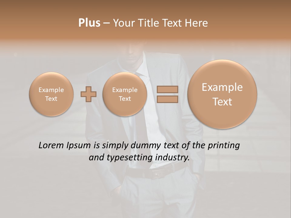 Relationship Hair Hand PowerPoint Template