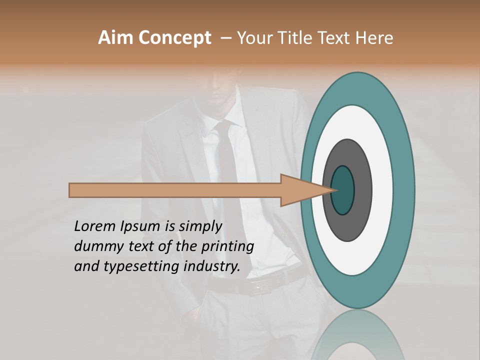 Relationship Hair Hand PowerPoint Template