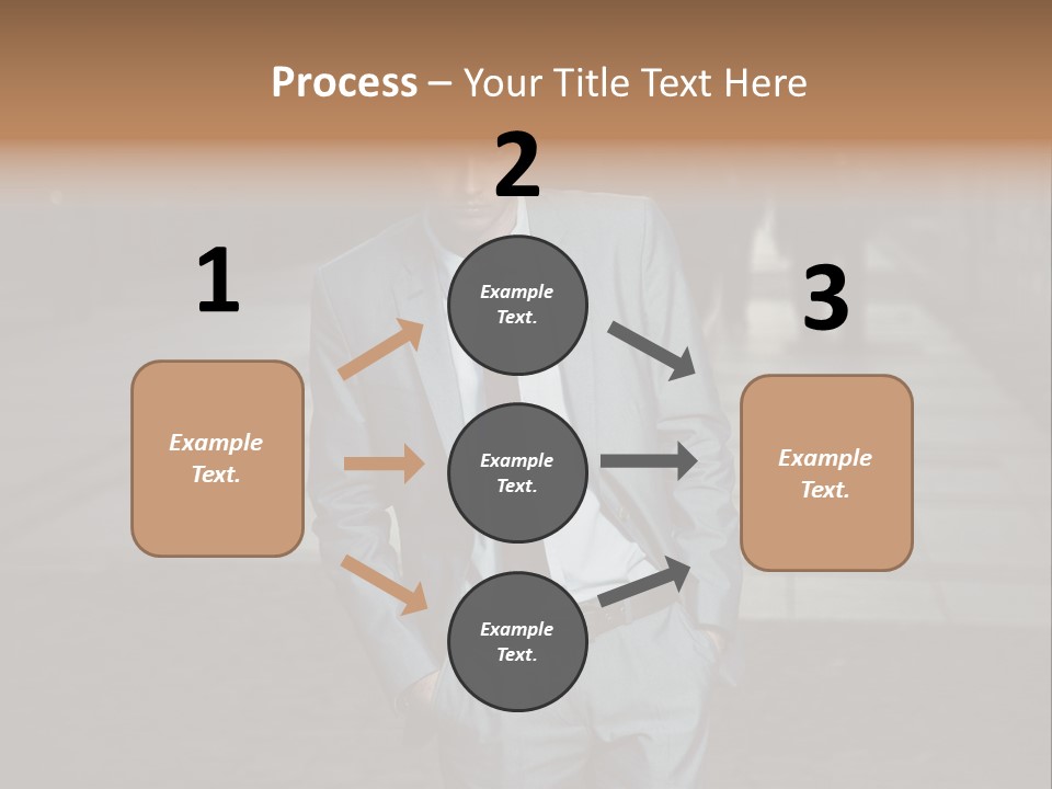 Relationship Hair Hand PowerPoint Template