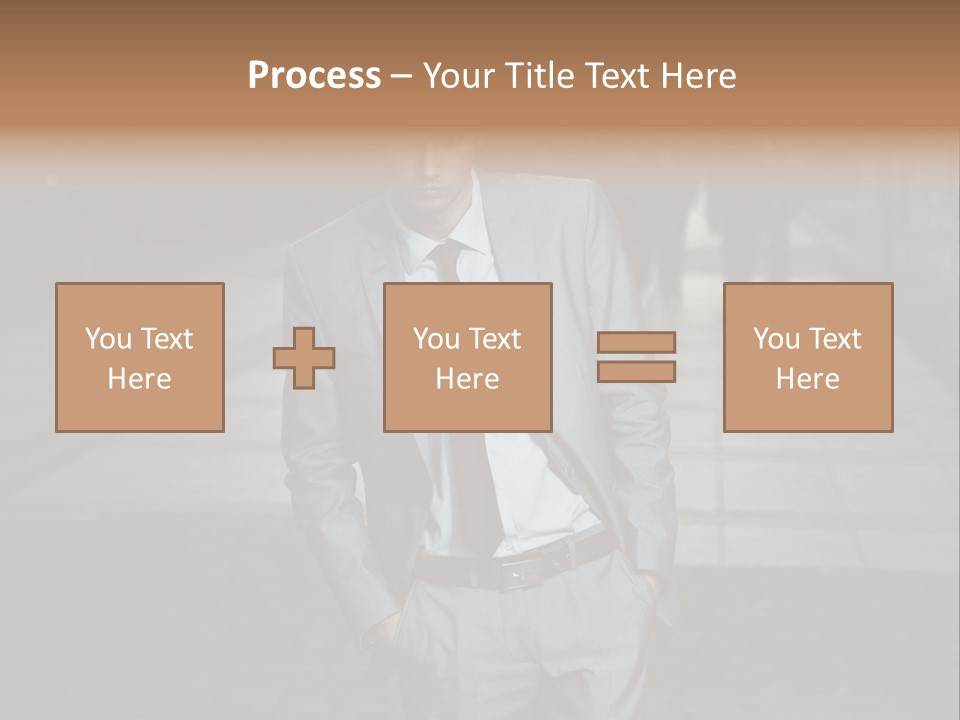 Relationship Hair Hand PowerPoint Template