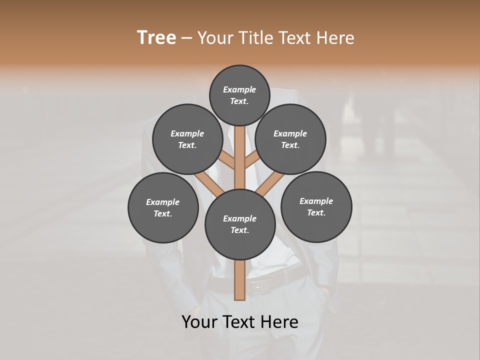 Relationship Hair Hand PowerPoint Template