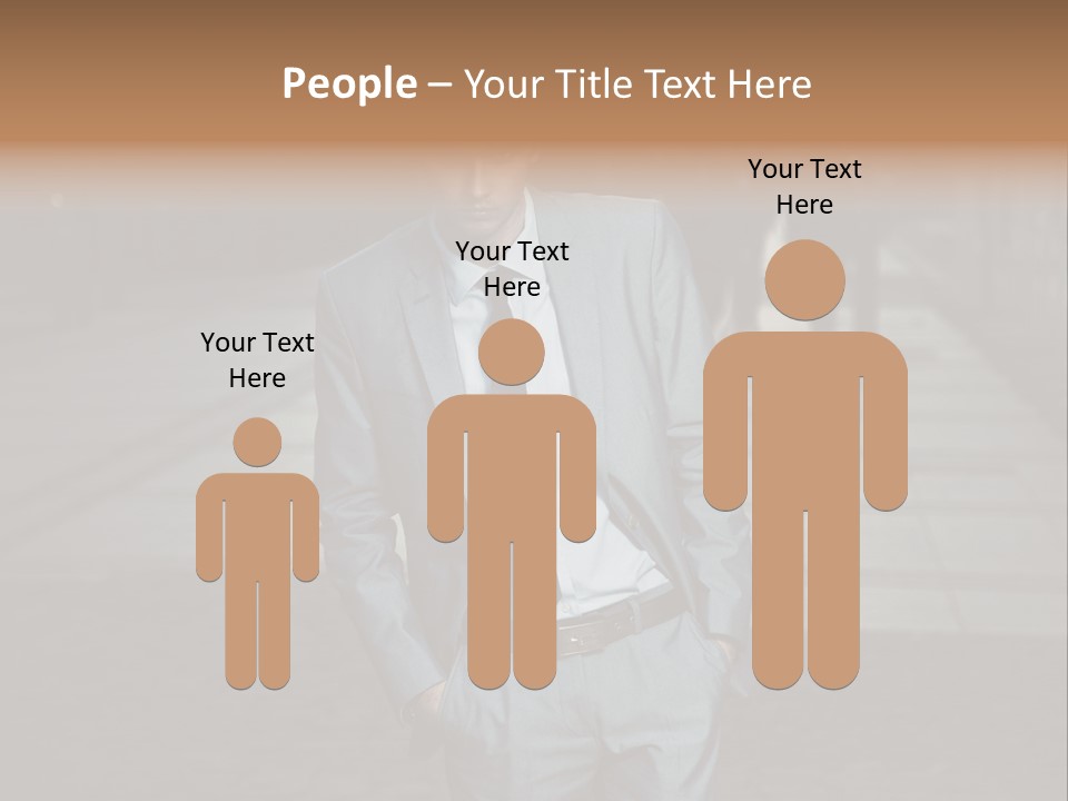 Relationship Hair Hand PowerPoint Template