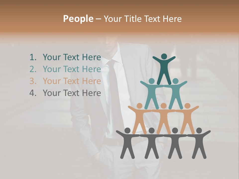 Relationship Hair Hand PowerPoint Template