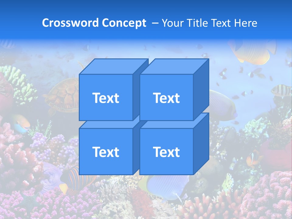 Landscape Hardcoral Dive PowerPoint Template