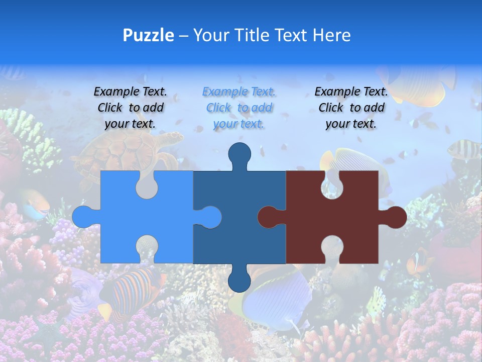 Landscape Hardcoral Dive PowerPoint Template