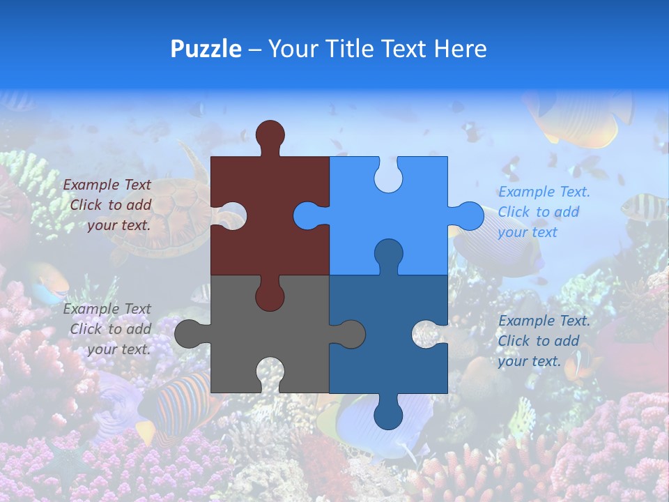Landscape Hardcoral Dive PowerPoint Template