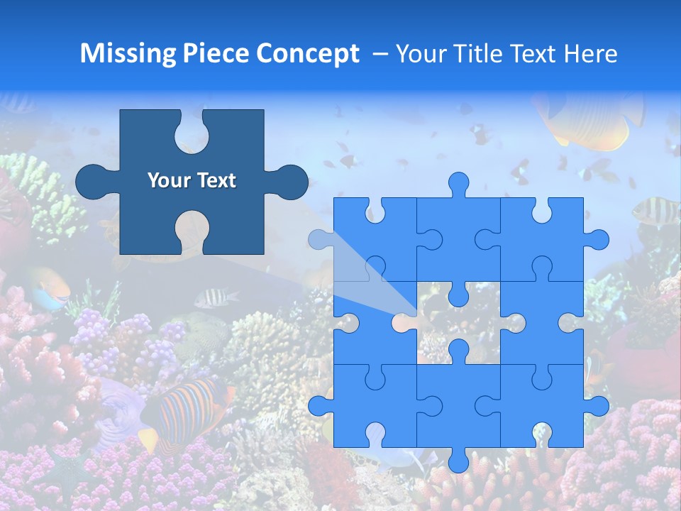 Landscape Hardcoral Dive PowerPoint Template