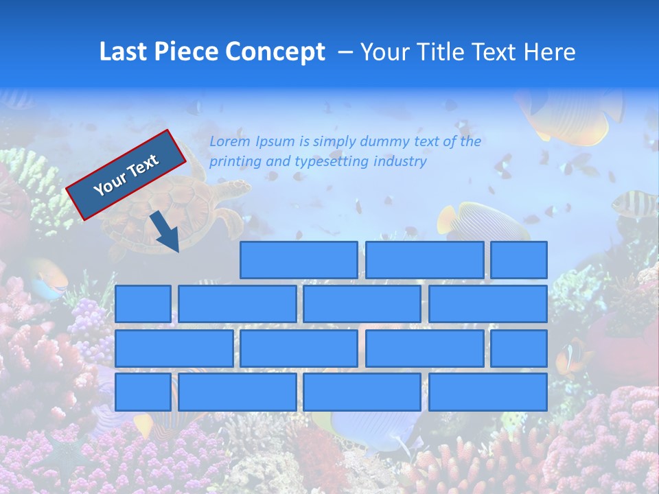 Landscape Hardcoral Dive PowerPoint Template