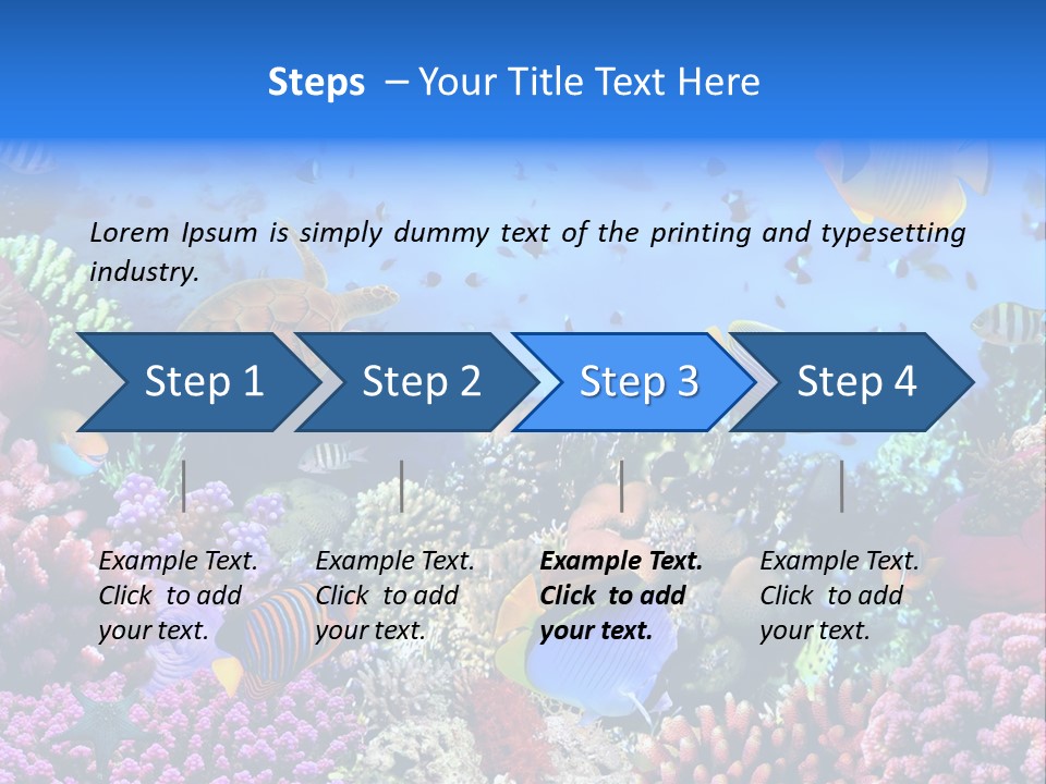 Landscape Hardcoral Dive PowerPoint Template