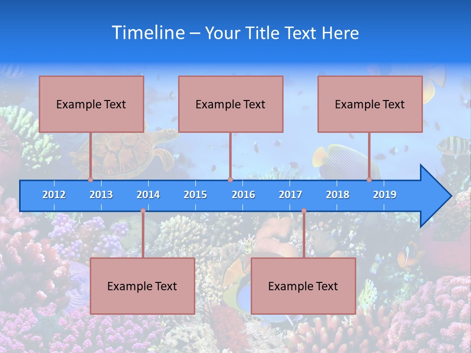 Landscape Hardcoral Dive PowerPoint Template