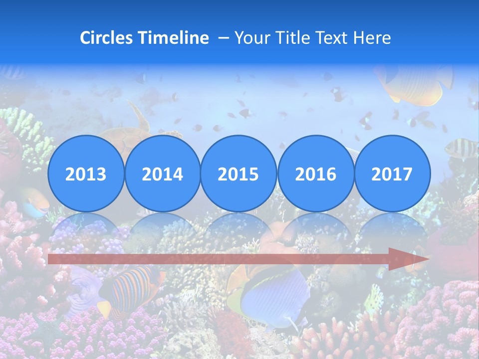Landscape Hardcoral Dive PowerPoint Template