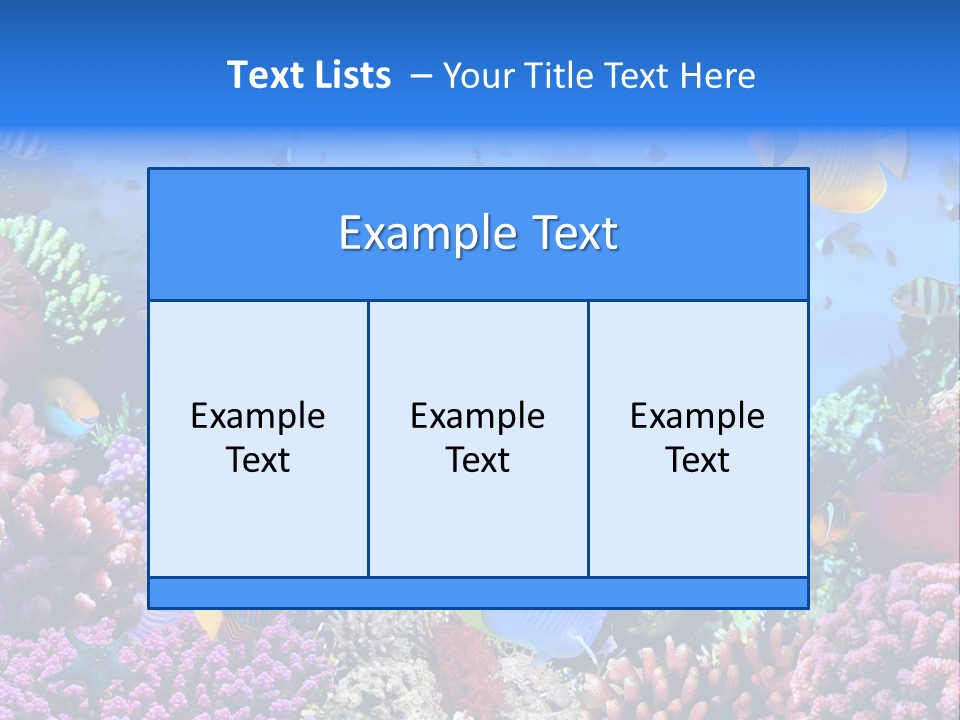 Landscape Hardcoral Dive PowerPoint Template