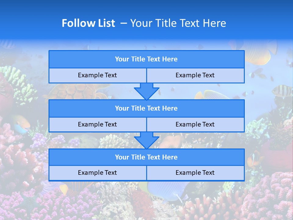 Landscape Hardcoral Dive PowerPoint Template