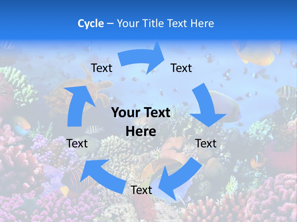 Landscape Hardcoral Dive PowerPoint Template