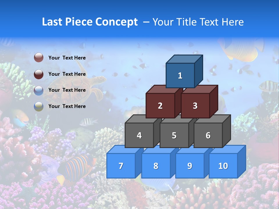 Landscape Hardcoral Dive PowerPoint Template