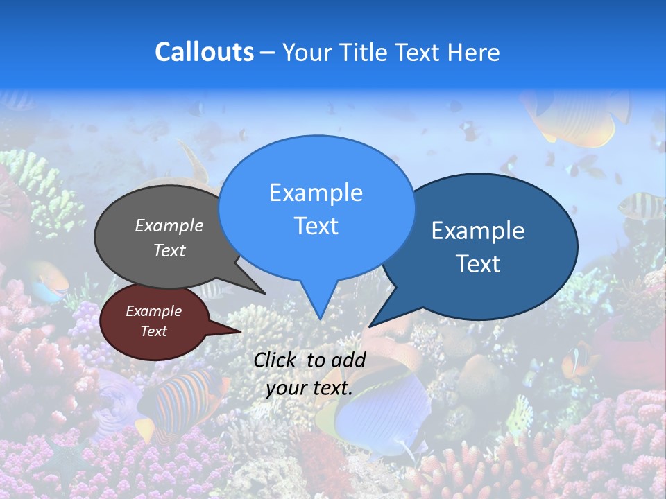 Landscape Hardcoral Dive PowerPoint Template
