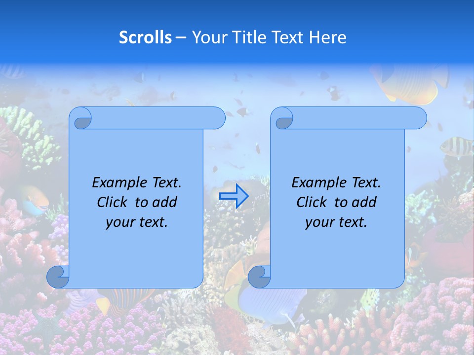 Landscape Hardcoral Dive PowerPoint Template