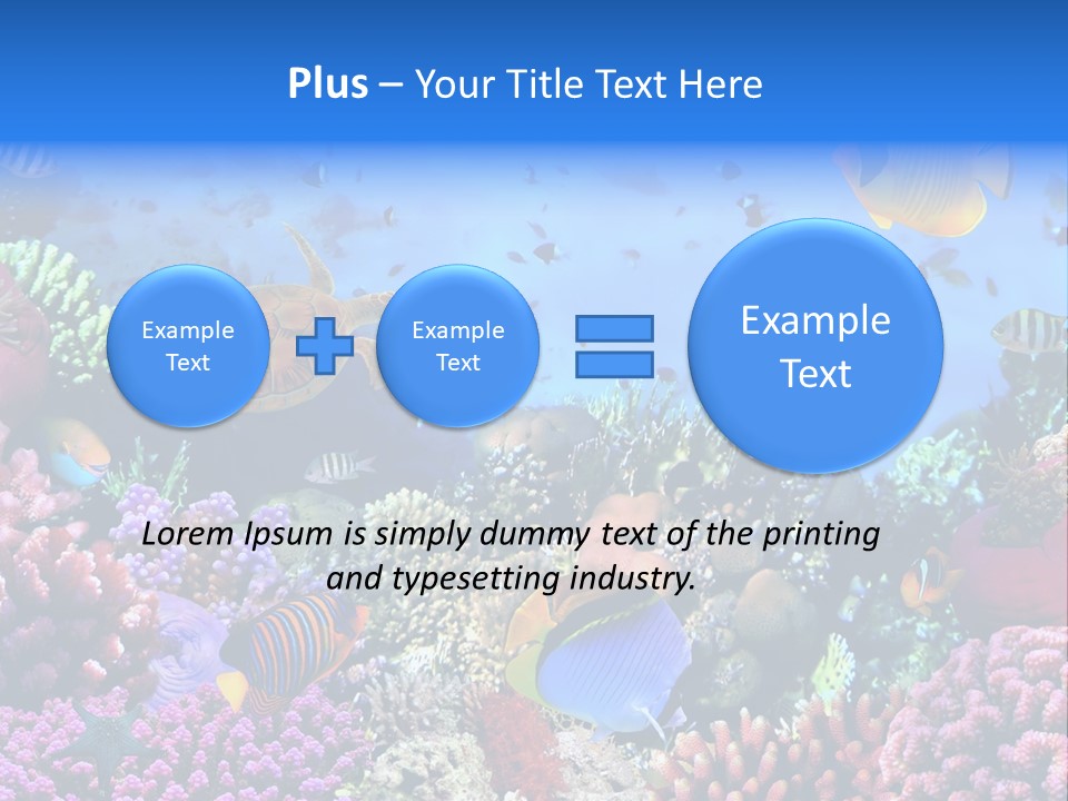 Landscape Hardcoral Dive PowerPoint Template
