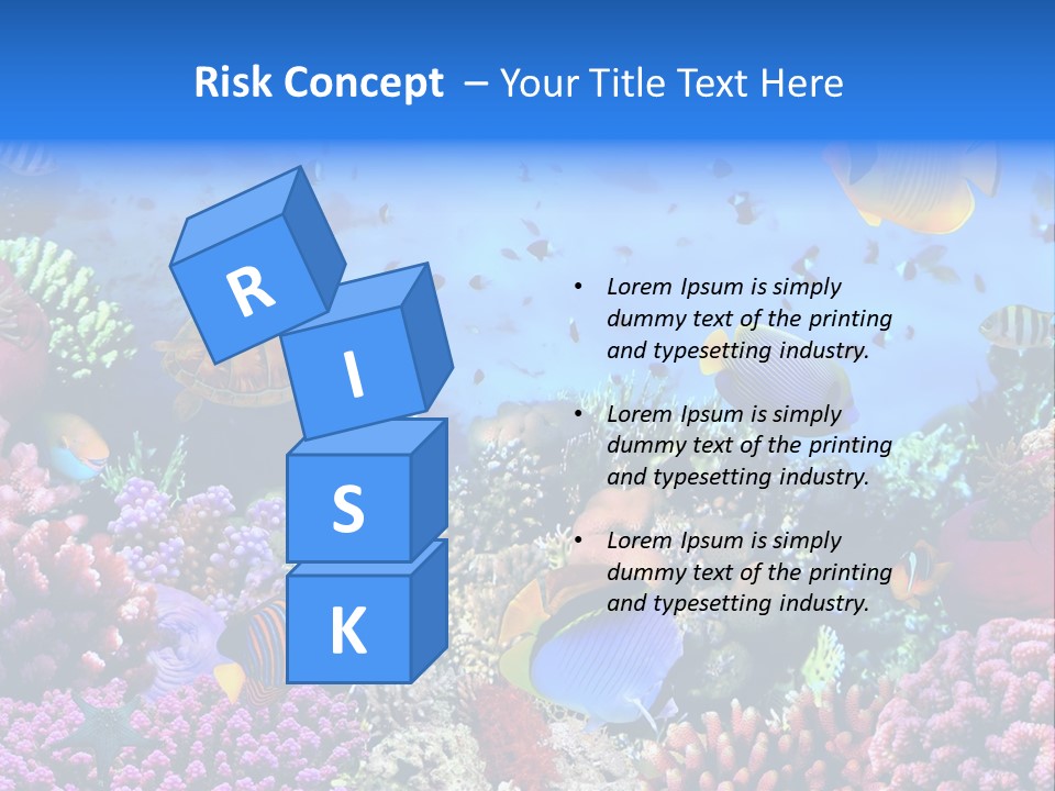 Landscape Hardcoral Dive PowerPoint Template