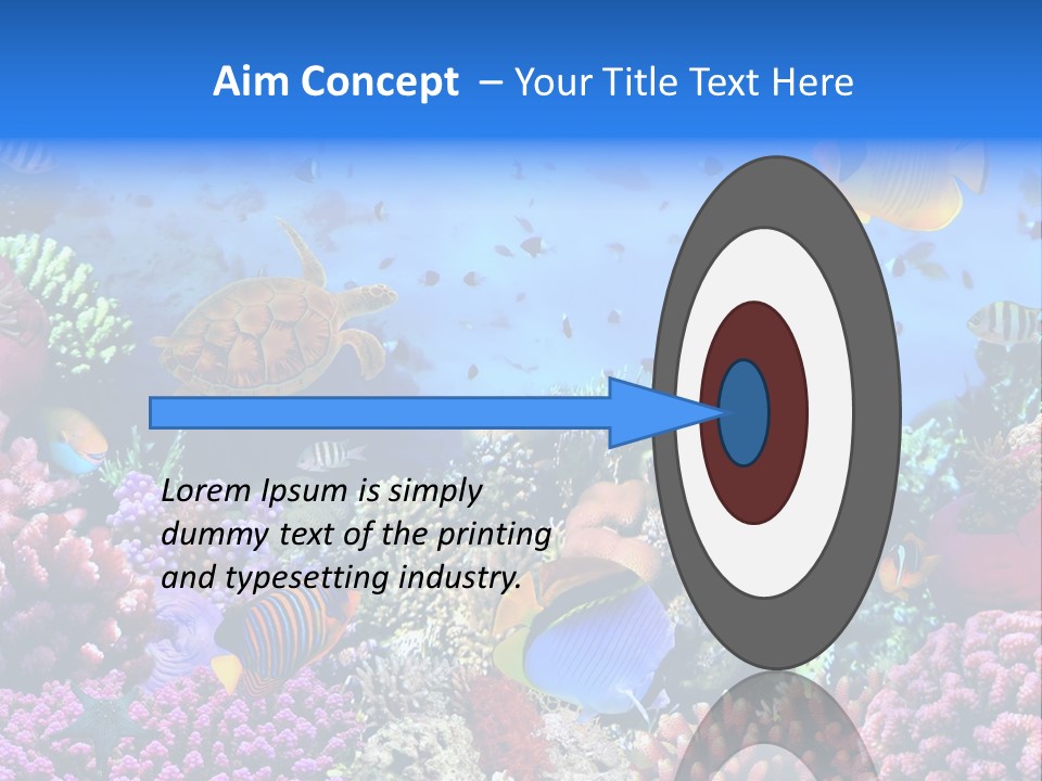 Landscape Hardcoral Dive PowerPoint Template