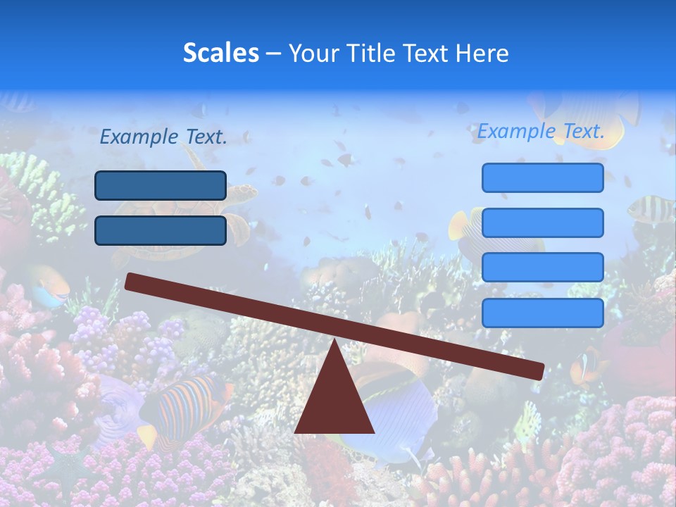 Landscape Hardcoral Dive PowerPoint Template