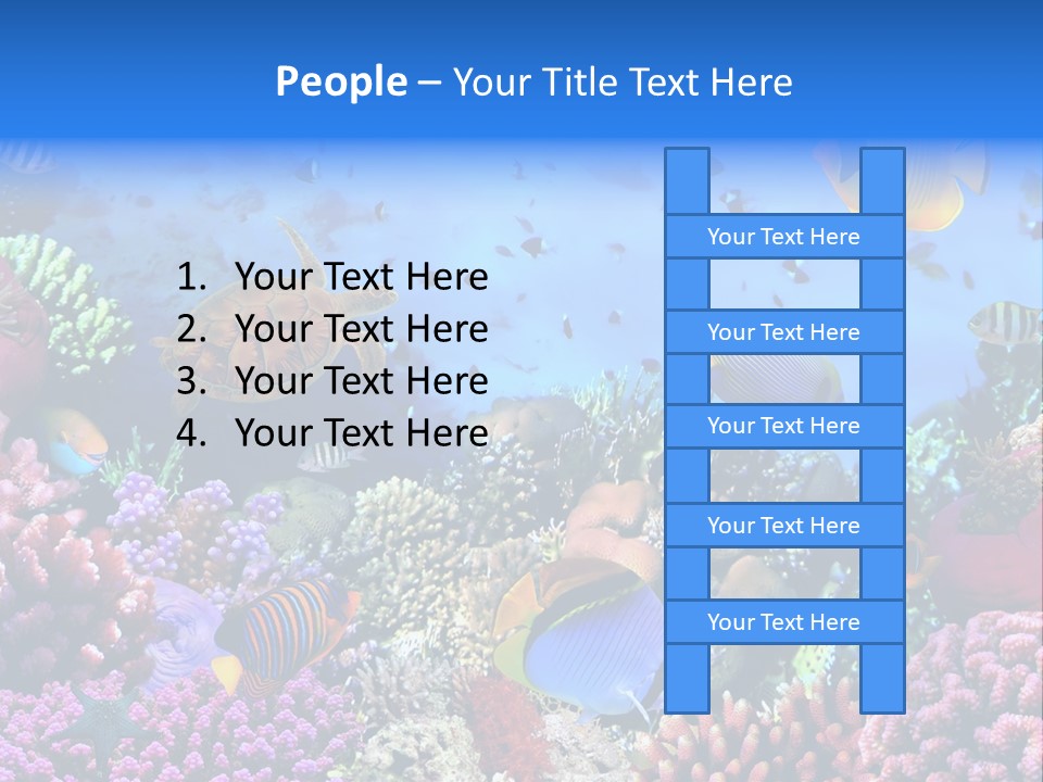 Landscape Hardcoral Dive PowerPoint Template