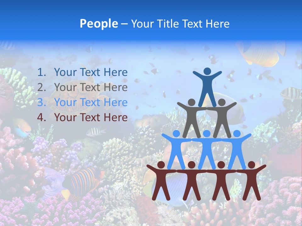 Landscape Hardcoral Dive PowerPoint Template