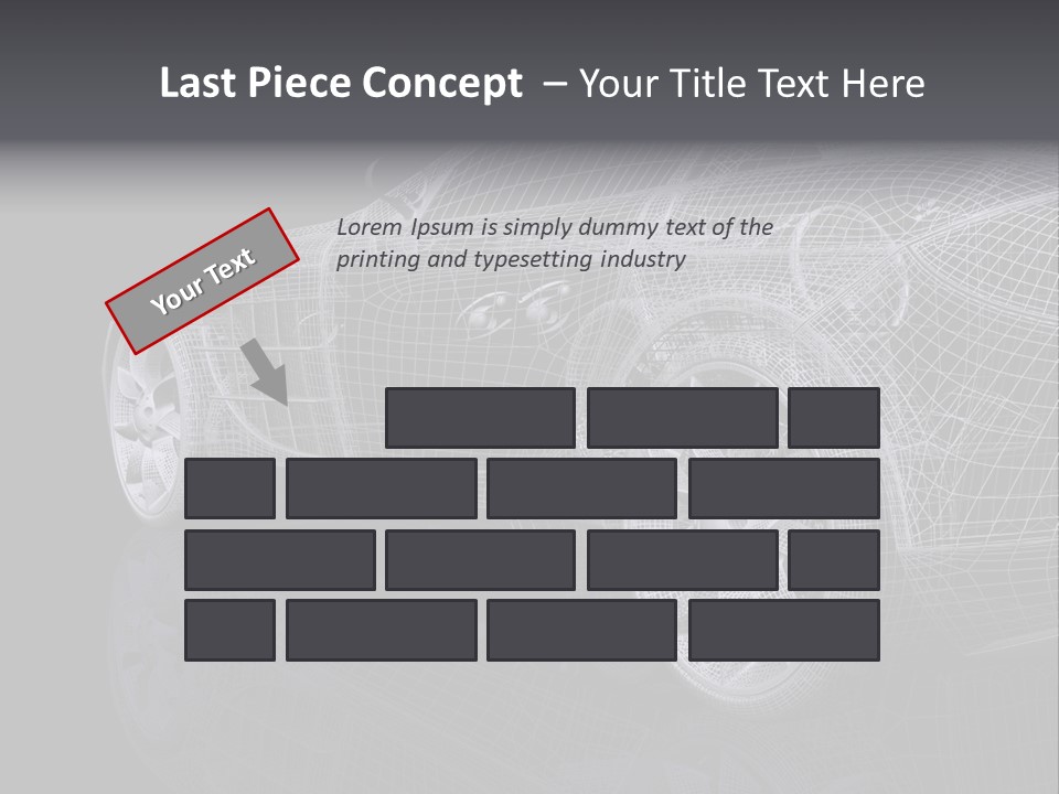 Metal Style Headlight PowerPoint Template