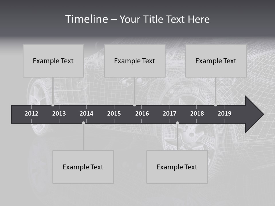 Metal Style Headlight PowerPoint Template