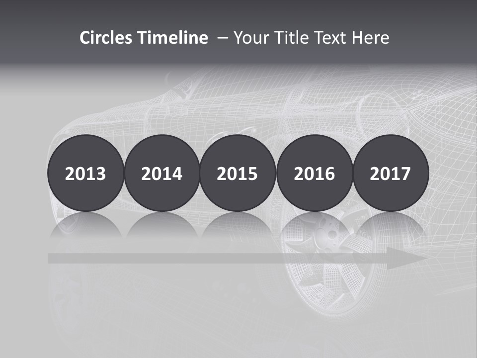 Metal Style Headlight PowerPoint Template