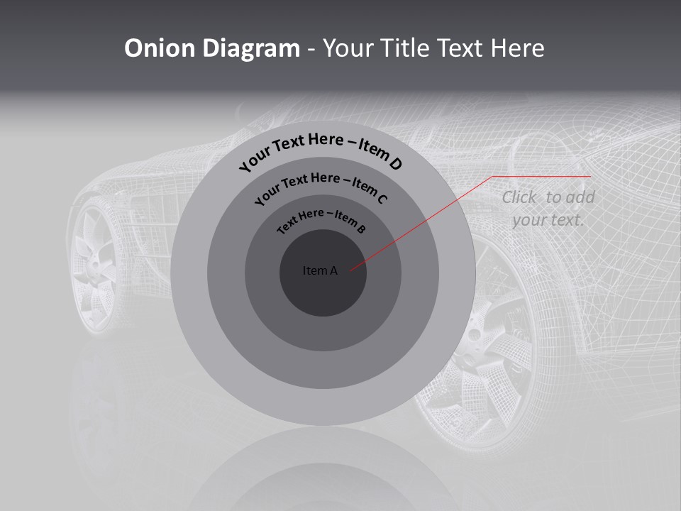 Metal Style Headlight PowerPoint Template