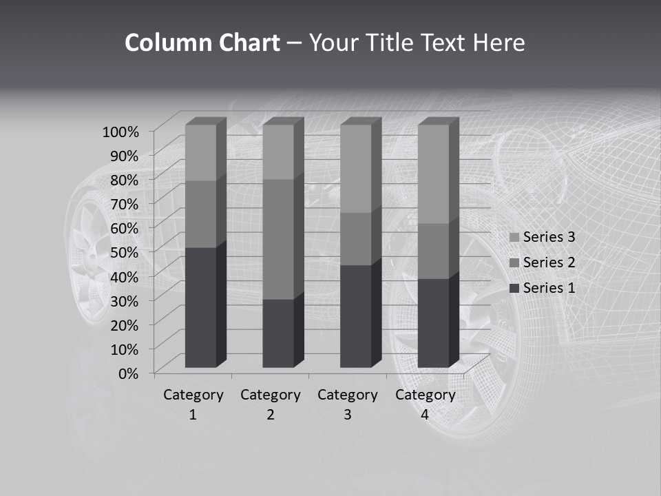 Metal Style Headlight PowerPoint Template