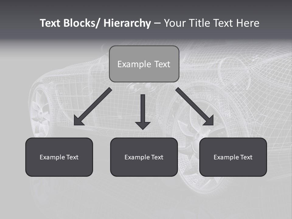 Metal Style Headlight PowerPoint Template