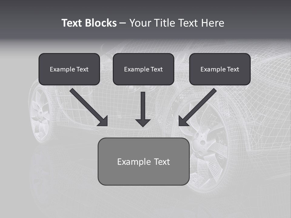 Metal Style Headlight PowerPoint Template