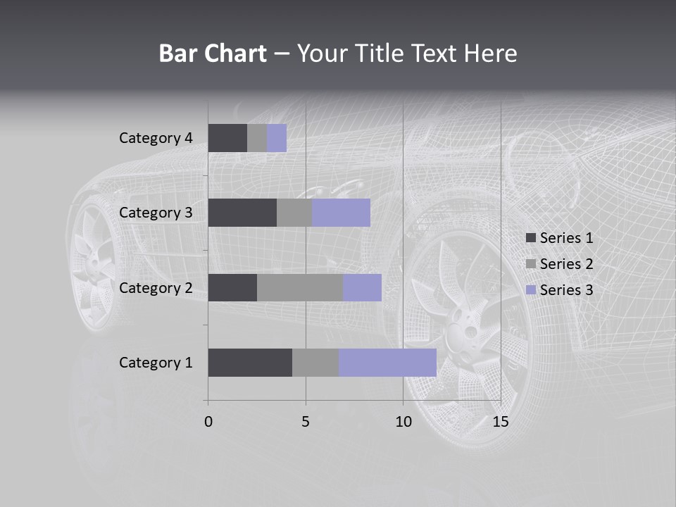 Metal Style Headlight PowerPoint Template