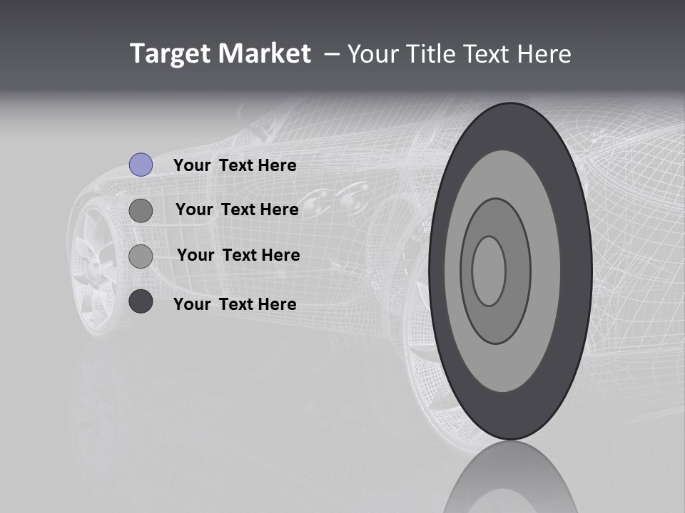 Metal Style Headlight PowerPoint Template